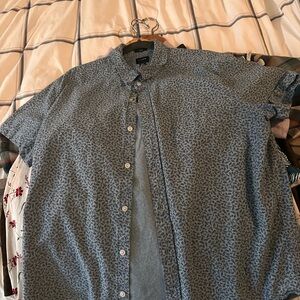 J. Crew Blue Casual Button Down Shirt